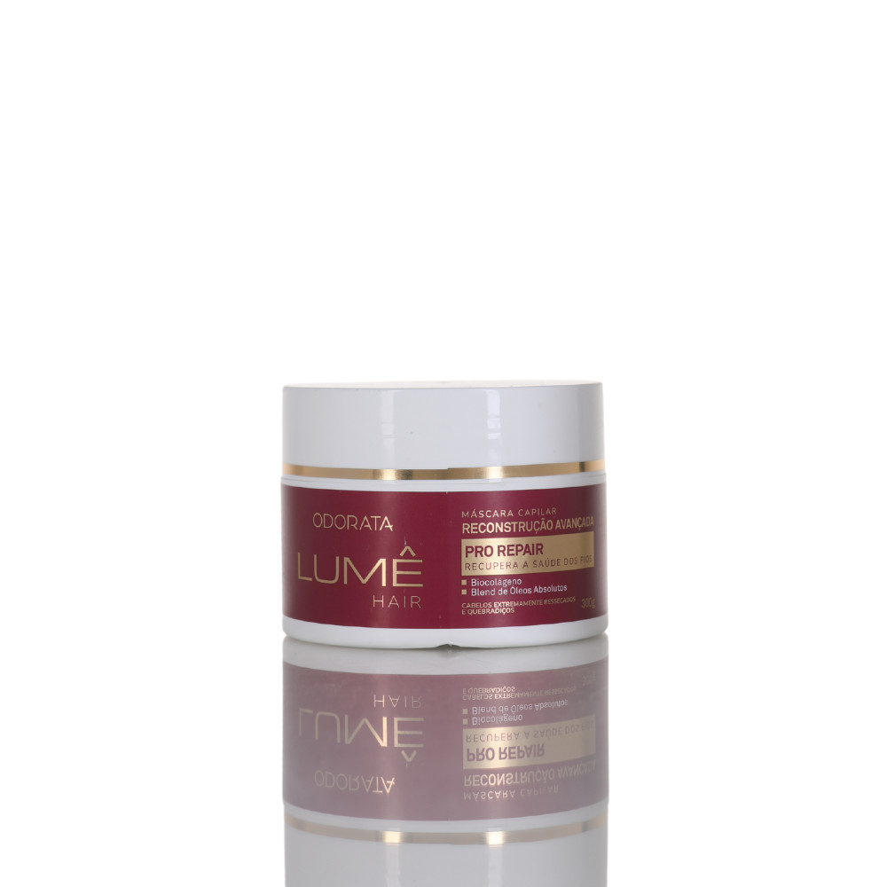 MÁSCARA CAPILAR LUMÊ HAIR RECONSTRUÇÃO AVANÇADA