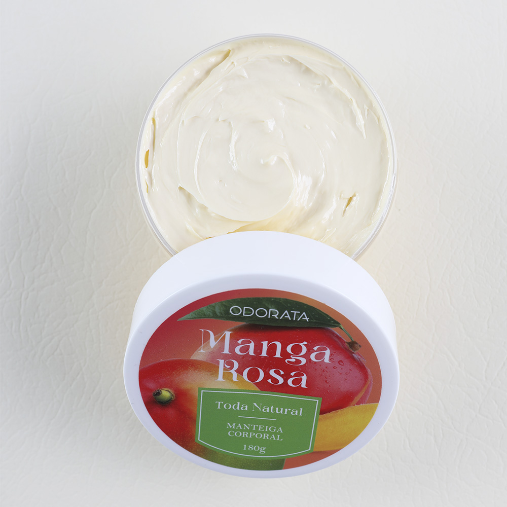 Manteiga Hidratante Desodorante Corporal Manga Rosa - 180g - Image 2
