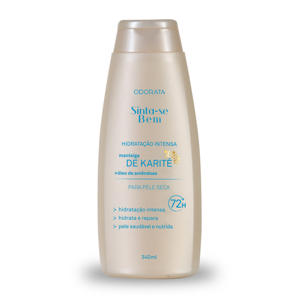 Hidratante Corporal Hidratação Intensa para Pele Seca - 340ml Sinta-se Bem