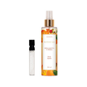 amostra body splash bergamota e frésia